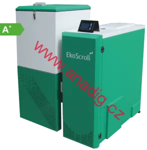 EkoScroll Alfa 28kW + TECH ST 480 N pelety EA2026628