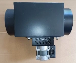 Odtahový ventilátor včetně regulace pro plynulou regulaci otáček s  čistícím otvorem, 160mm