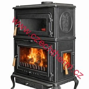 MIONA STANDART NBP 15 2026 i boční přikládání -odkouření 150mmm, nebo 130mm - varianta  bočního prosklení