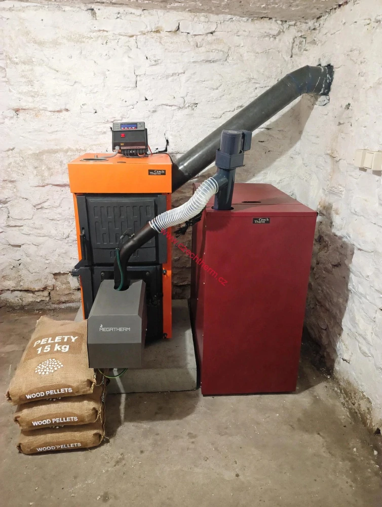 Czechtherm EMA COMBI PELET 5 článkový 30kW ECP5