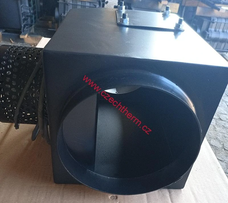 Odtahový ventilátor včetně regulace  s plynulou regulací otáček s čistícím otvorem, 180mm
