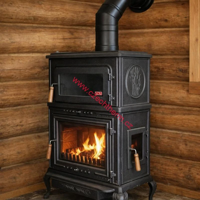 MIONA STANDART NBP 15 2026 i boční přikládání -odkouření 150mmm, nebo 130mm - varianta  bočního prosklení