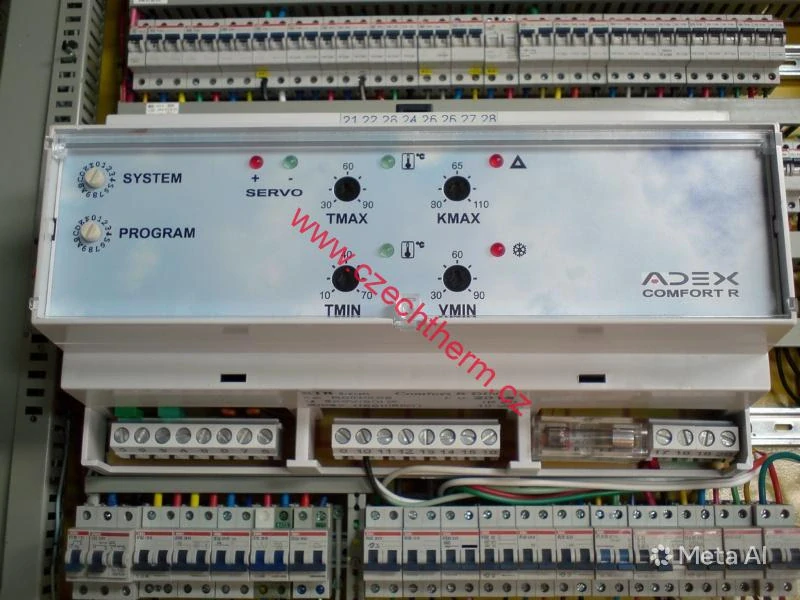 ADEX Comfort R DIN - regulace 