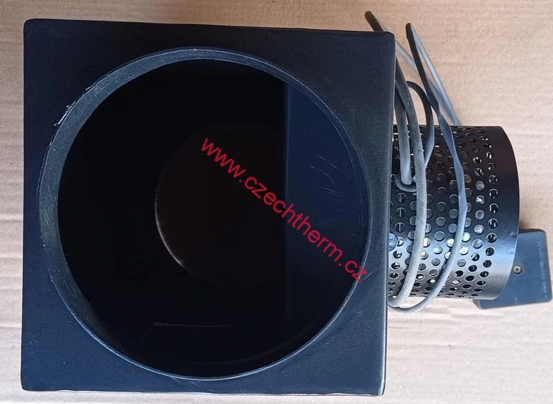 Odtahový ventilátor včetně regulace  s plynulou regulací otáček s čistícím otvorem, 180mm