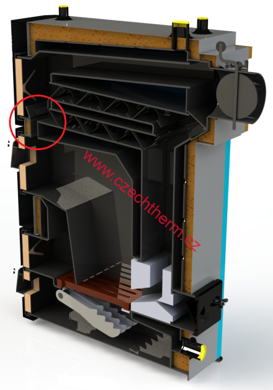 Ocelový kotel pro trh mimo EU- Steel boiler for the non EU market